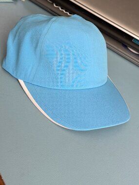 NWT Lululemon Fast and Free Run Hat *Pony Light Blue O/S Ponytail Running Cap